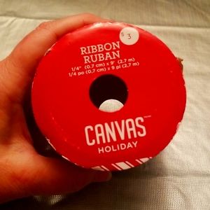 10/$10 Canvas Holiday Christmas Ribbon